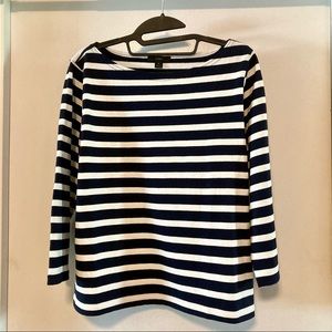 J. Crew Striped Boatneck Shirt - NWOT